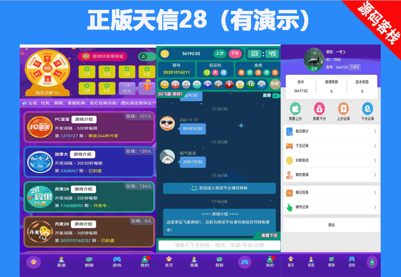 正版天信28（有演示支持测试）